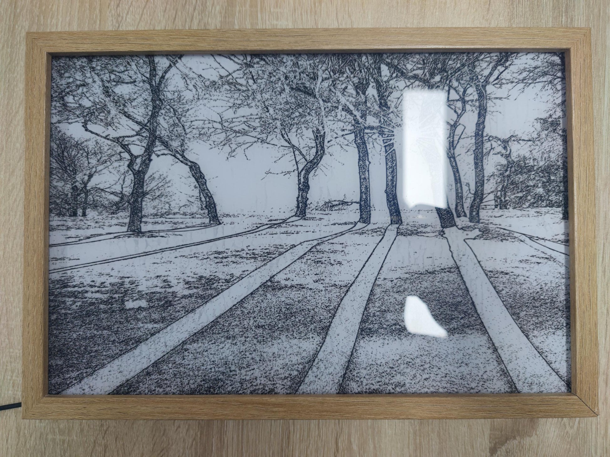 🖼 Cuadro con Iluminación Led coloreable TutiendaPreconstruida