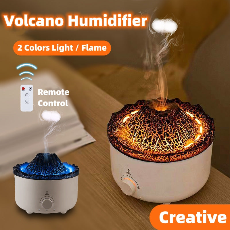 🌋 Humidificador en Forma de Volcán [Nubes Circulares] TutiendaPreconstruida