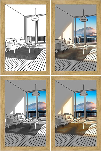 🖼 Cuadro con Iluminación Led coloreable TutiendaPreconstruida