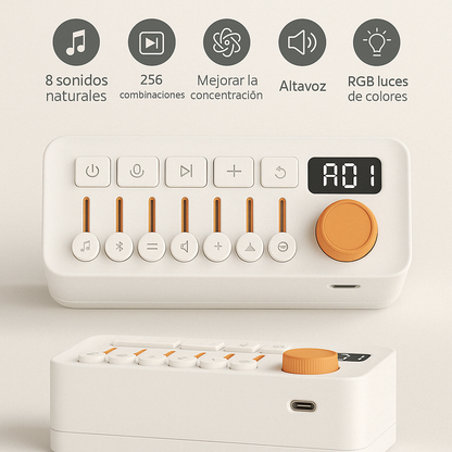 🎶 Maquina de Ruido blanco para Dormir como un Bebé TutiendaPreconstruida