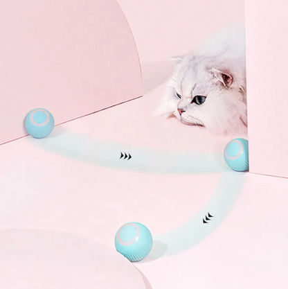 🥎 Pelota para Gatos con Movimiento Inteligente TutiendaPreconstruida
