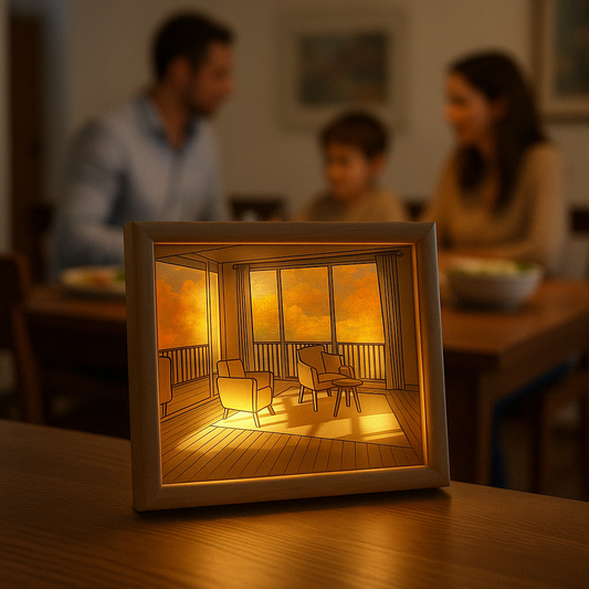 🖼 Cuadro con Iluminación Led coloreable TutiendaPreconstruida