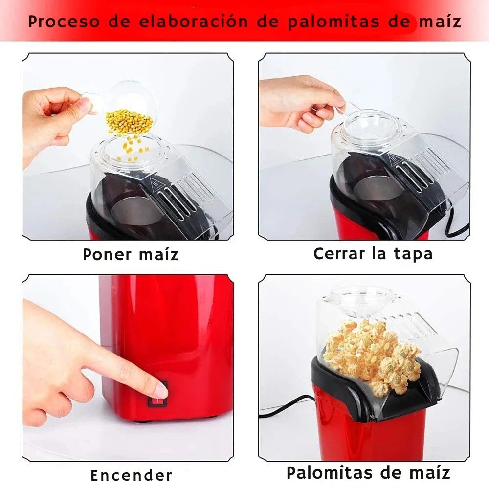 Máquina para palomitas eléctrica Dropea