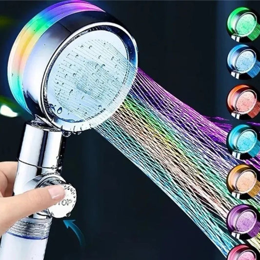 Cabezal de Ducha LED™ + Cepillo Desenredante – Convierte tu baño en un Spa 🚿✨ Dropea