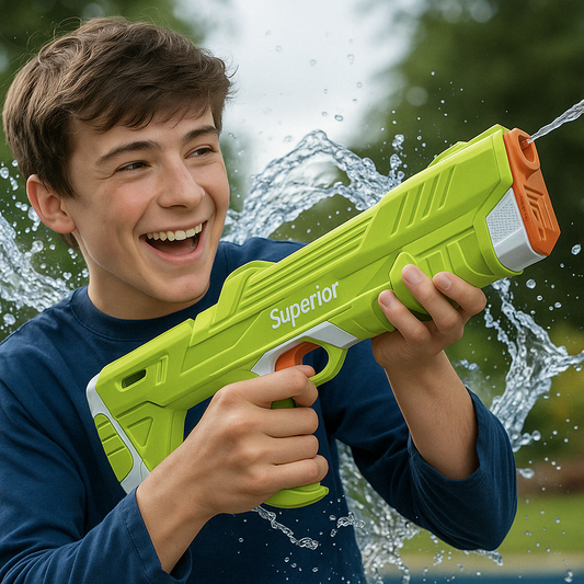 🔫  Pistola de Agua a Presión Súper Potente ¡Diversión Total en Verano! TutiendaPreconstruida