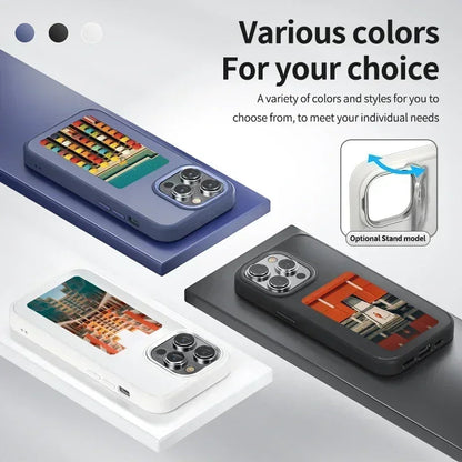 Funda de lujo para teléfono móvil con pantalla de tinta NFC Smart E, funda para Fundas Iphone 15 15Pro 15Pro Max, accesorios DIY ShopDeluxe | Sorpresas y Tendencias