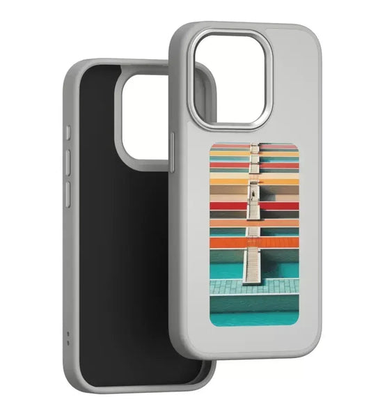 Funda de lujo para teléfono móvil con pantalla de tinta NFC Smart E, funda para Fundas Iphone 15 15Pro 15Pro Max, accesorios DIY ShopDeluxe | Sorpresas y Tendencias