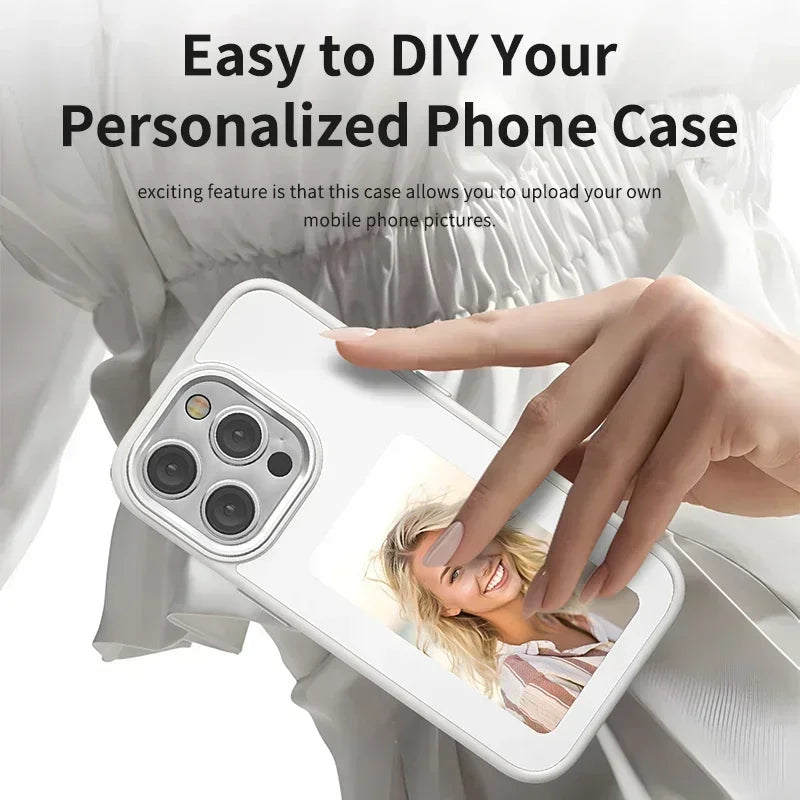 Funda de lujo para teléfono móvil con pantalla de tinta NFC Smart E, funda para Fundas Iphone 15 15Pro 15Pro Max, accesorios DIY ShopDeluxe | Sorpresas y Tendencias