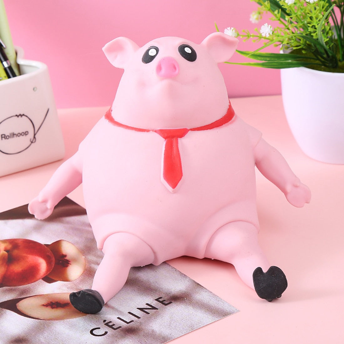 🐷 Cerdito Elástico Anti Estrés TutiendaPreconstruida
