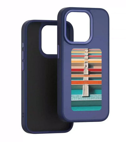 Funda de lujo para teléfono móvil con pantalla de tinta NFC Smart E, funda para Fundas Iphone 15 15Pro 15Pro Max, accesorios DIY ShopDeluxe | Sorpresas y Tendencias