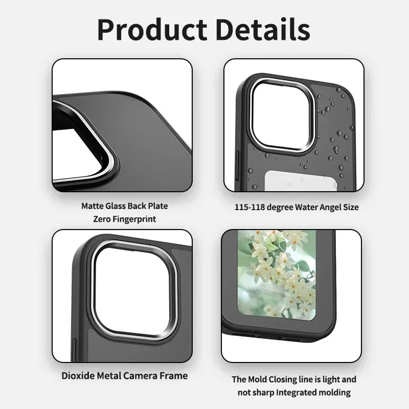Funda de lujo para teléfono móvil con pantalla de tinta NFC Smart E, funda para Fundas Iphone 15 15Pro 15Pro Max, accesorios DIY ShopDeluxe | Sorpresas y Tendencias
