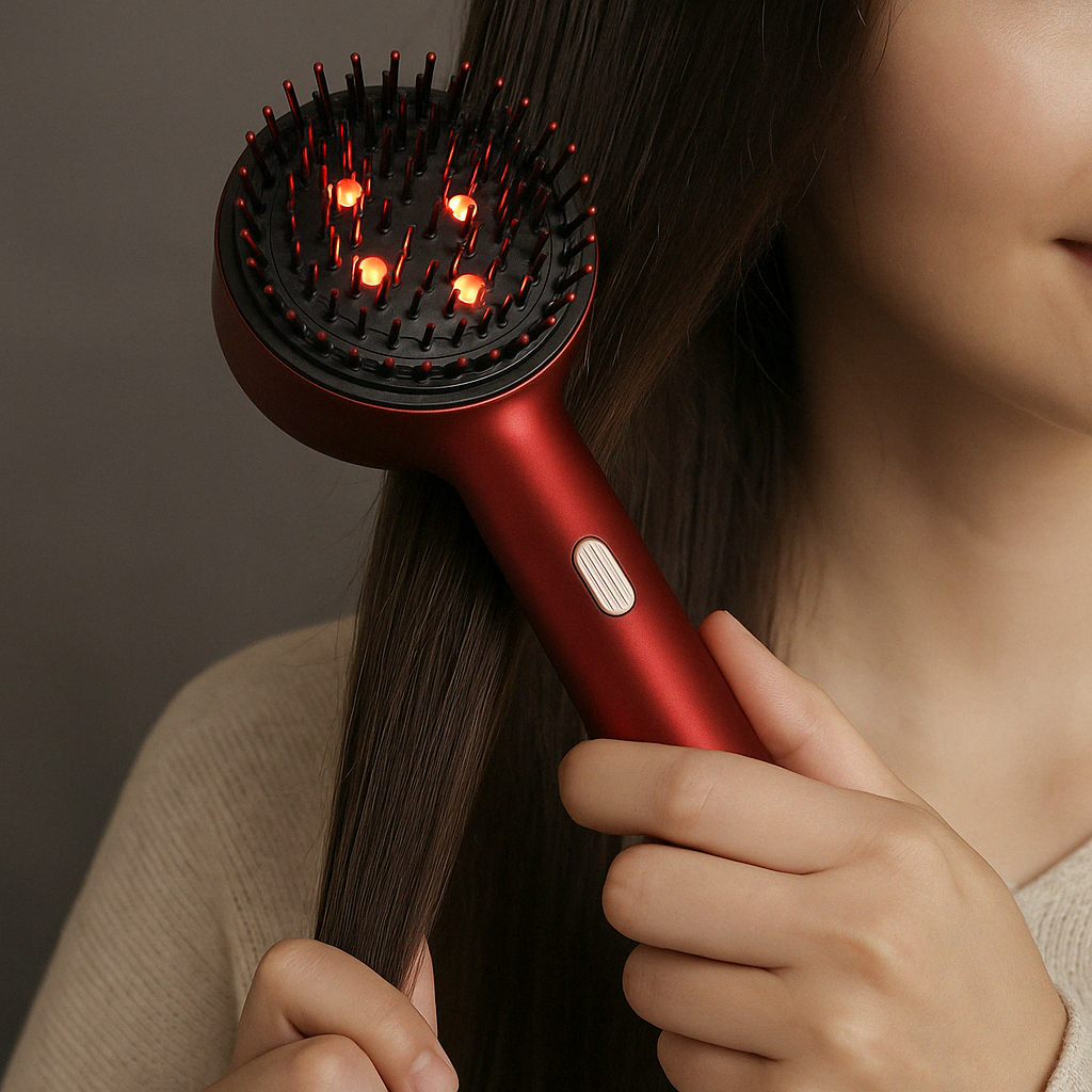 Cepillo Masajeador Eléctrico con Luz Roja Terapéutica ShopDeluxe | Sorpresas y Tendencias