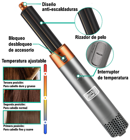 Cepillo secador 5 en 1 Dropea