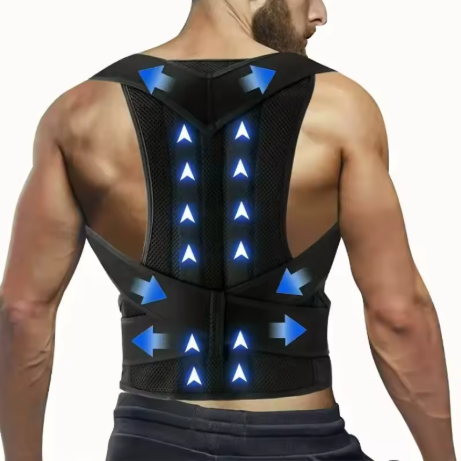 Corrector de Postura Ajustable y Transpirable (2 Piezas) – Comodidad y Alivio para Todos los Días Dropea