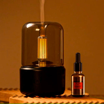 Aromaterapia Humidificador Con Luz Ambiental Dropea