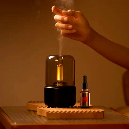 Aromaterapia Humidificador Con Luz Ambiental Dropea
