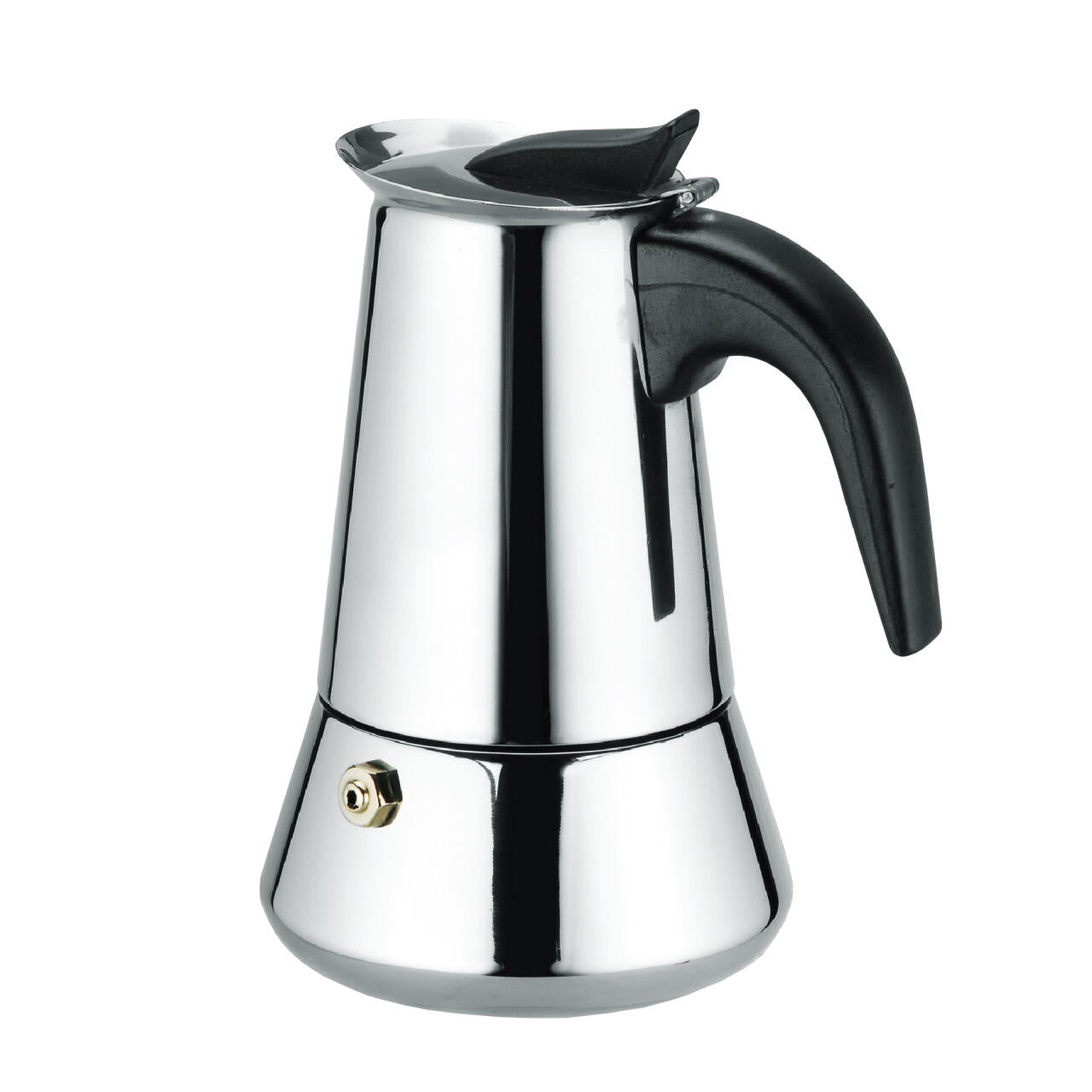 Cafetera Italiana De Acero Inoxidable 12 Tazas Inducción Dropea